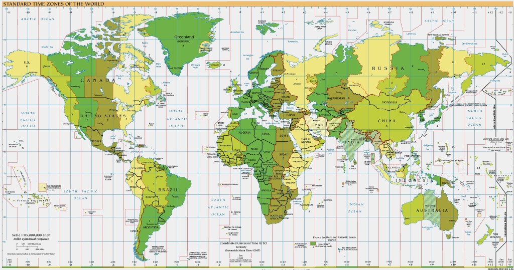 Timezones of the World